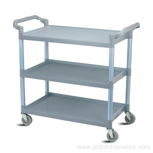 Catering Kitchen Plastic Bussing Transport Trolley